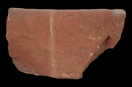 Bloc avec inscription